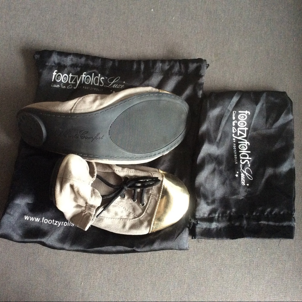 Footzyfolds - Foldable Ballerina Style Shoes